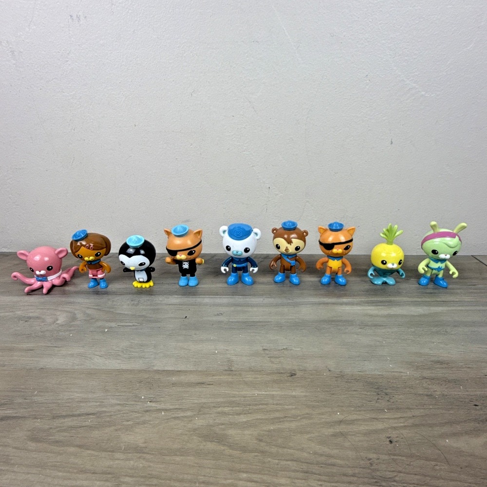 Octonauts Fisher Price Lot Of 9 Captain Barnacles Inkling Tunip Tweak Dashi